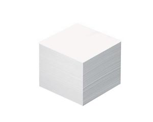 Piezmju paprs 9*9cm, 500 loksnes, balts